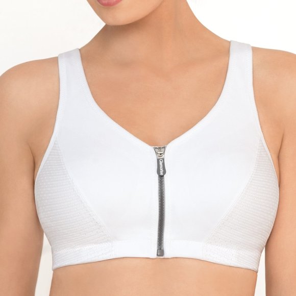 Glamorise White Sports Bra - Picture 4 of 16